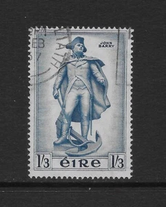 IRELAND SCOTT 156 USED FINE - 1956 1'3p BLUE ISSUE - JOHN BARRY (D) - Picture 1 of 2