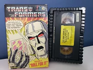Vintage Transformers VHS Volume 6 Roll For It Big Box f.h.e. w/ Plastic Insert - Picture 1 of 16