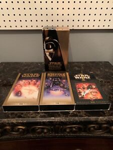STAR WARS TRILOGY Original VHS Box SPECIAL EDITION THXMissing Return of the Jedi