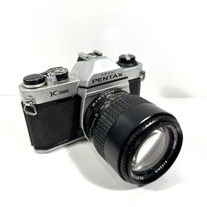 Pentax K1000 35mm Film Camera with JC Penny 55mm Lens Japan Asahi - Picture 1 of 10