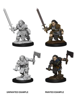 Pathfinder Deep Cuts Unpainted Miniatures: Female Dwarf Barbarians - Picture 1 of 1