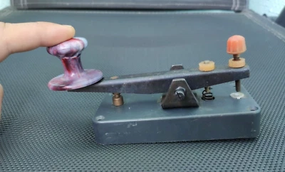 Telegraph key Soviet Military Morse Code Vintage USSR Soviet - Image 1 of 4