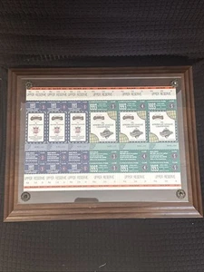 S.F Giants 1993 Playoff Serie Mundial Hoja Sin Cortar Boleto Candelabro Parque - Imagen 1 de 3