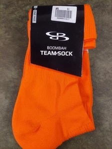 Boombah Team Sock Intermediate 4-8.5 Orange NEW Baseball Softball - Picture 1 of 4