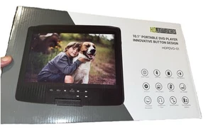 HD JUNTUNKOR 10,1" Tragbarer DVD Player Innovatives Tastendesign HDPDVD-01 - Bild 1 von 9