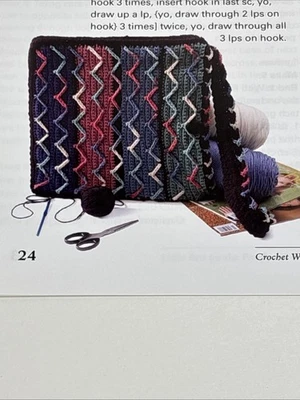 Chain Waves Carryall Tote Bag Crochet Pattern Page From Book - Image 1 of 4