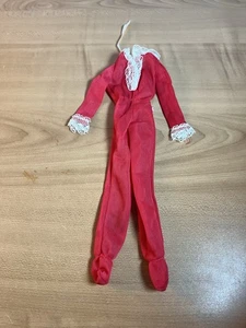 Vintage Mattel 1975 Barbie Best Buy Fashions Red Sleepers Pajamas, Footies #7203 - Picture 1 of 7