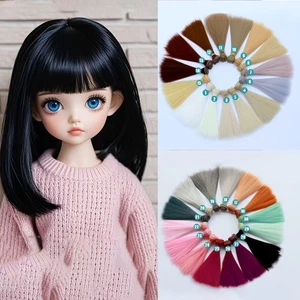 Bjd Wig 15/20/25*100CM Hair BJD Wig Daily Styling Lightweight Straight Hair Diy - Picture 1 of 18