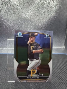 2023 Bowman Draft #BDC-14b Paul Skenes Chrome 1st Rookie RC Cy Young winner - Picture 1 of 2
