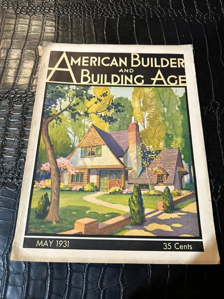 MAY 1931 American Builder magazine DECO ARCHITECTURE - Image 1 of 1