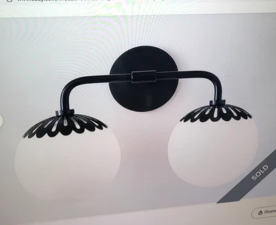 Mitzi H193302-OB Paige 2-Light Old Bronze Bath Vanity Light w/Opal Glossy Glass - Image 1 of 4