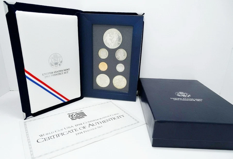 1994 US Mint 7 Coin Prestige Commemorative Proof Set w/ Box & COA ~ Free Ship - Image 1 of 1