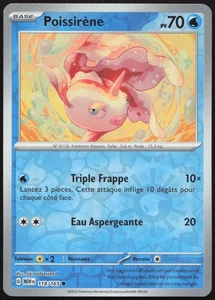 Carte Pokémon Poissirène 118/165 Reverse 151 Français - Imagen 1 de 2