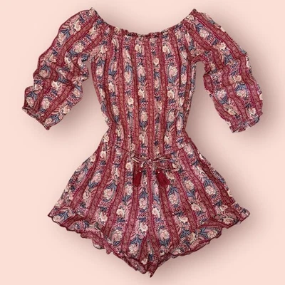 Top de cachemira American Eagle Outfitters en rojo y tostado Foto 1 de 4