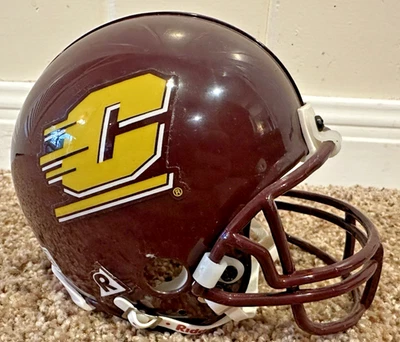 *MUY BONITO* Mini Casco de Fútbol Americano Riddell Central Michigan Chippewas DE COLECCIÓN--MAC Foto 1 de 4