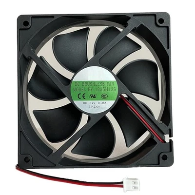 Cooling Fan PY-1225H12S for 12V Cooler 0.35A 12CM 120*120*25mm 2pin - Image 1 of 2