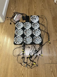 Corsair Fan Combo, 9 QL120, 1 QL140, Fan Controller, & RGB Comtroller - Afbeelding 1 van 6