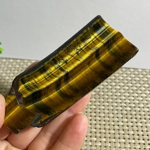74g Occhio di tigre naturale pietra grezza grezza esemplare roccia guarigione Reiki - Foto 1 di 13