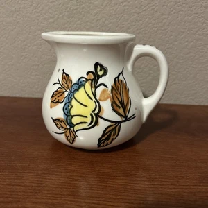 Jarra de cerámica Rubens original ~ Flores pintadas a mano ~ Japón 1977 - Jarrón pequeño - Imagen 1 de 9