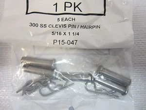 ITW BEE LEITZKE CLEVIS PIN / HAIRPIN P15-047 ( 30 PCS TOTAL) - Picture 1 of 1