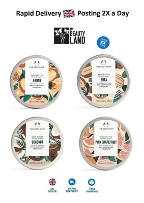 The Body Shop Nourishing Body Butter 200ml *NEW* *96HR MOISTURE* *VEGAN*- Choose - Image 1 of 4