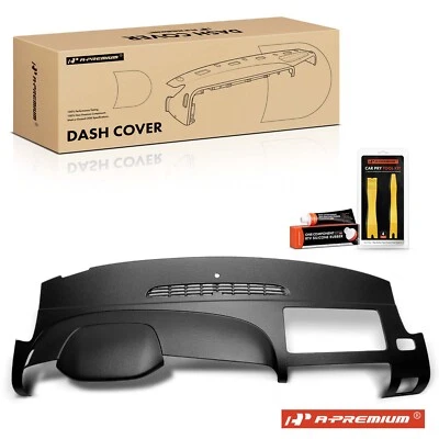 A-Premium Upper Titanium Dash Cover for Chevy Silverado 1500 07-13 GMC Sierra - Image 1 of 4