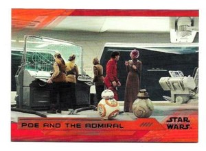 2018 Topps Star Wars The Last Jedi SERIES 2 RED Parallel #34 Serial #62/199