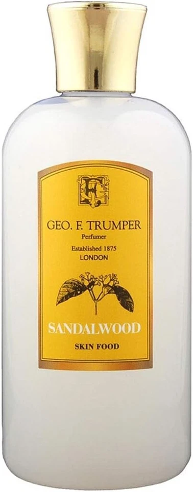 GEO.F. TRUMPER Geo F Trumper Sandalwood Skin Food Pre and Post Shave Gel Lotion Travel 200 ml