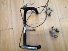 retro steel drop handlebars and CLB French brakes/ levers  stem set