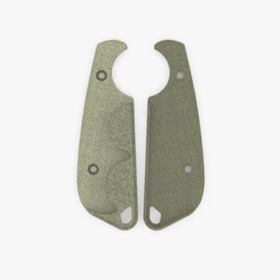 Flytanium Green Micarta Flex Handle Scales for CRKT Minimalist Knife Ergonomic - Image 1 of 3