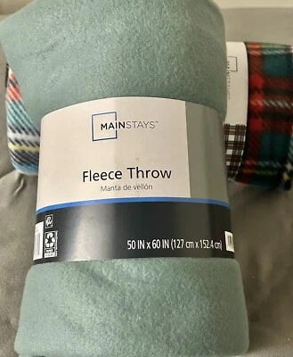 Manta polar Mainstays NUEVA, 50X 60 pulgadas, verde menta, nueva Foto 1 de 2