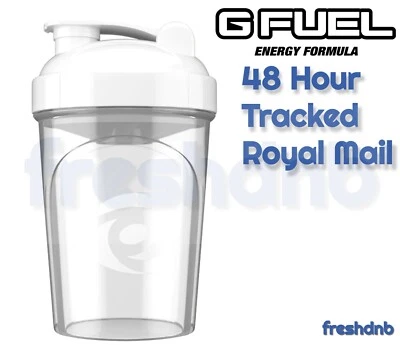 G Fuel White Winter Shaker Cup - 48 Hour Postage! Uk Gfuel Store!!