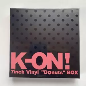 K-ON 7inch Vinyl Donuts Box Analog Record Set Limited Edition Japan New - Picture 1 of 16