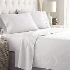 2200tc Hotel Soft 4pcs Flat Fitted Sheet Set Single/ks/double/queen/king/sk Bed