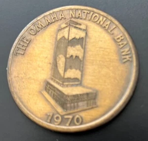 Omaha National Bank 1970 Token Medal Nebraska NE - Picture 1 of 2