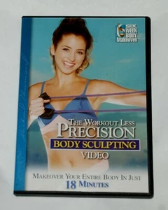 Workout Less Precision Body Sculpting Video -- Six Week Body Makeover DVD  M8 - Imagen 1 de 3