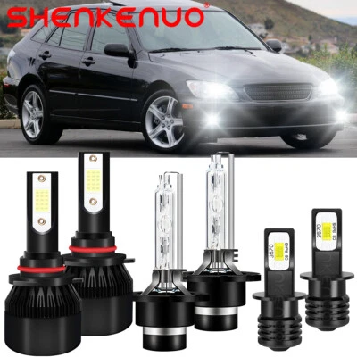 For Lexus IS300 2003-2005 HID/LED Headlight High Low Beam + Fog Light Bulbs Kit - Image 1 of 4
