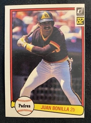 1982 Donruss - #220 Juan Bonilla (RC)/San Diego Padres - Image 1 of 2