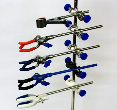 Stativklemme und Muffe Set fur Laborstativ Klammer für das Labor (5 Varianten) - Bild 1 von 4