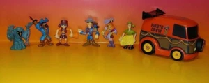 SCOOBY DOO Pirate Crew MYSTERY MACHINE & SHAGGY Velma DAPHNE Fred MONSTERS Lot - Picture 1 of 3