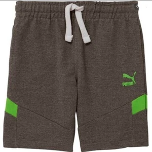 Puma Kids Boys Shorts Cotton French Terry Size (5,6) - Picture 1 of 1