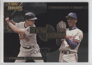 1996 Donruss Showdown /10000 Cal Ripken Jr Pedro Martinez #6 HOF