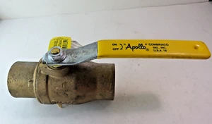 2" Apollo Reduzierter Anschluss Schweiß Messing Kugelhahn 70-208-01 - Bild 1 von 6