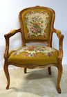 A Louis Xv Style Tapestry Arm Chair