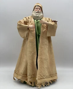 Silvestri Paper Mache Santa Claus St Nicholas Tree Topper Father Christmas Vtg - Picture 1 of 11