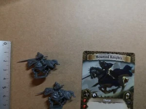 MOUNTED KNIGHT+ENGL CARD/15MM/TIME OF LEGENDS JOAN OF ARC G434 - Imagen 1 de 1