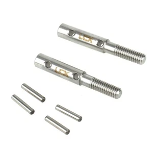 LCX Stainless Steel AR44 Portal Stub Axle Drive Shaft Upgrade for Axial SCX10 II - Picture 1 of 8