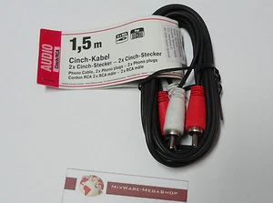 Cavo RCA stereo, maschio a maschio, 1,5 m - Foto 1 di 1