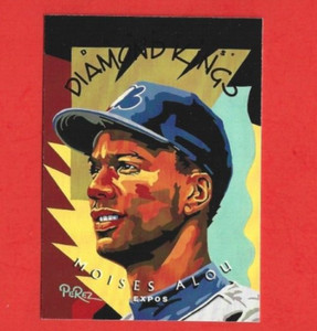 Moises Alou 1995 Donruss Diamond Kings  #DK-10 - Montreal Expos -