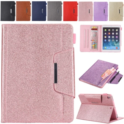 Smart Cover Stand Case Magnetic Wallet For iPad 5/6/7/8/9th Gen Mini Air Pro  - Image 1 of 4